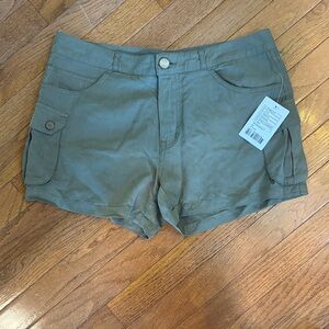 Sanctuary Moss Green Women's Cargo Shorts